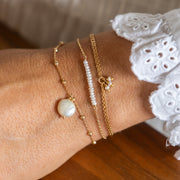 Bracelet plaque or christophe